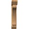 Ekena Millwork Legacy Slat Rough Sawn Bracket w/ Offset Brace, Western Red Cedar, 8"W x 40"D x 44"H BKT0806X40X44LEC06RWR - alternate 4
